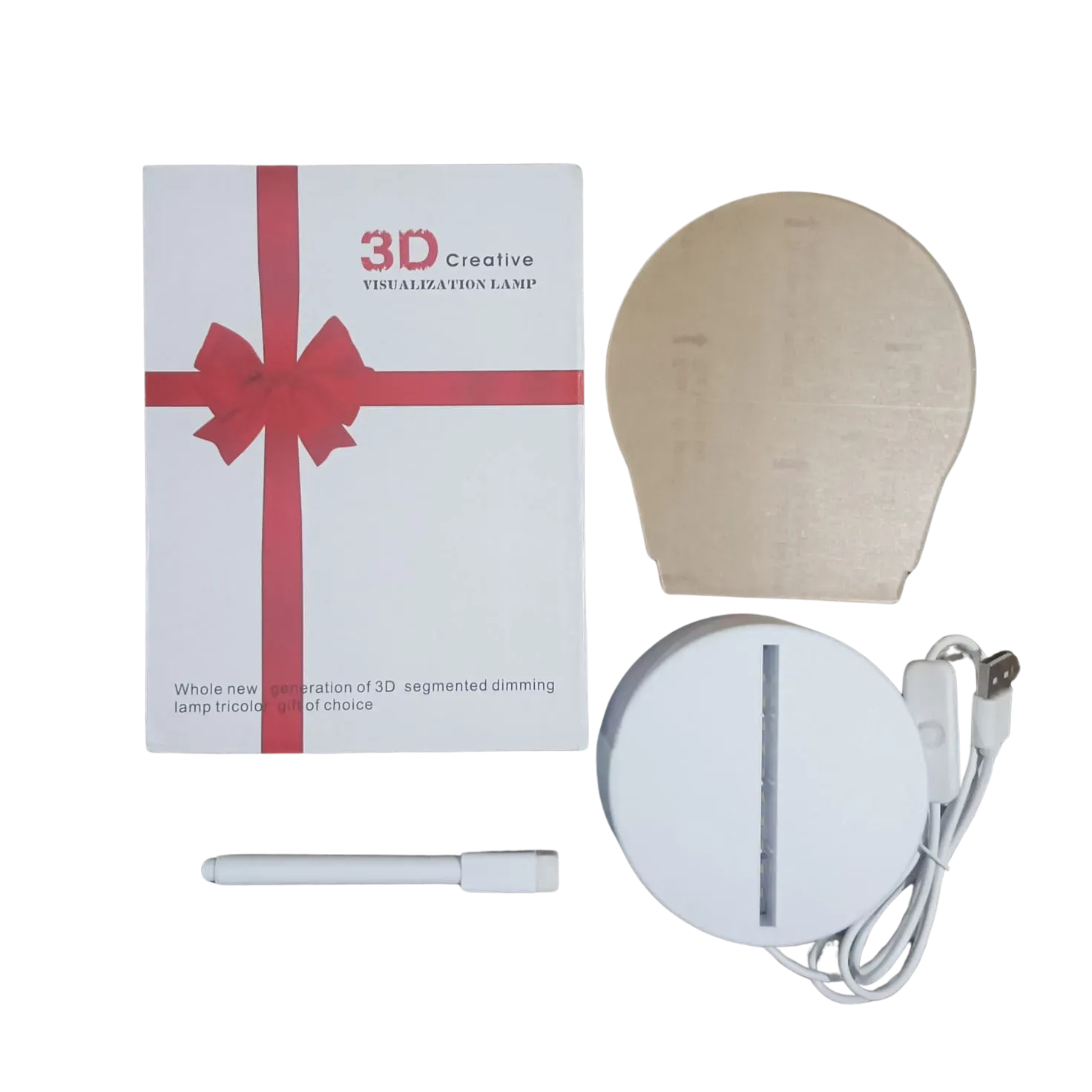 3D LED Message Board Lamp Writable Night Light with USB Power