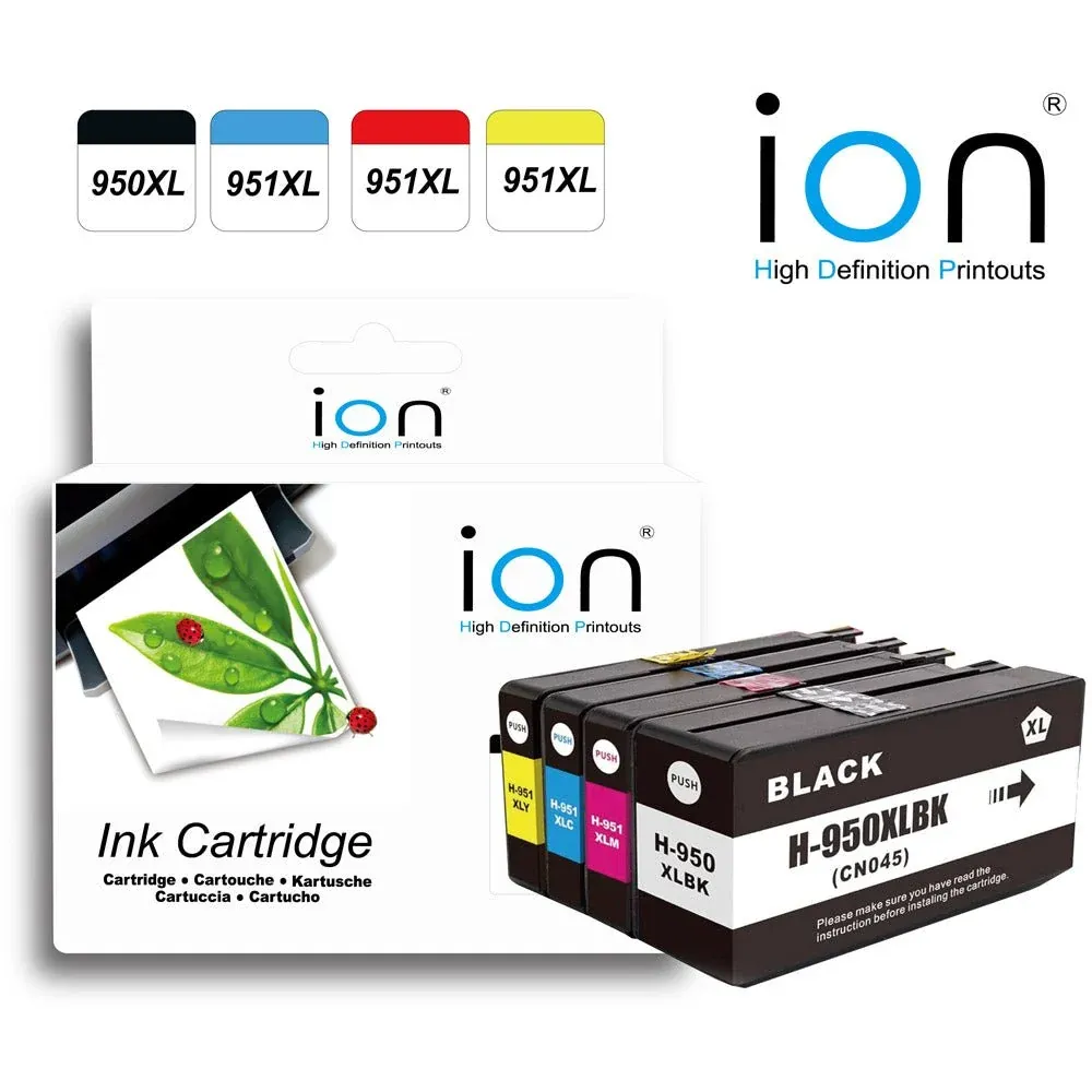 ION FOR HP 950 & 951 Compatible Ink Cartridges — YELLOW
