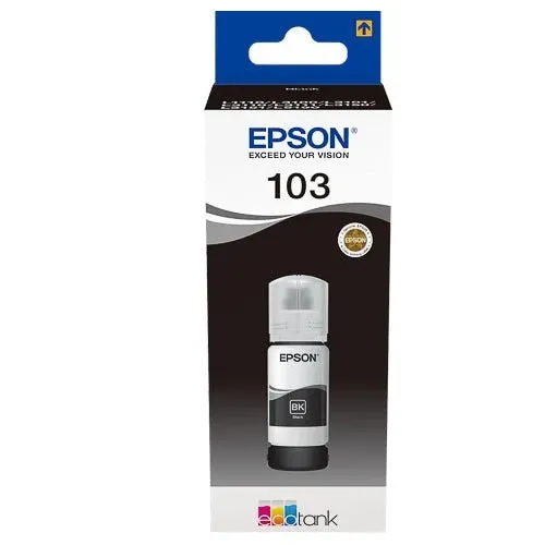EPSON ORIGINAL INK #103 C13T00S14A C13T00S24A C13T00S34A C13T00S44 — BLACK