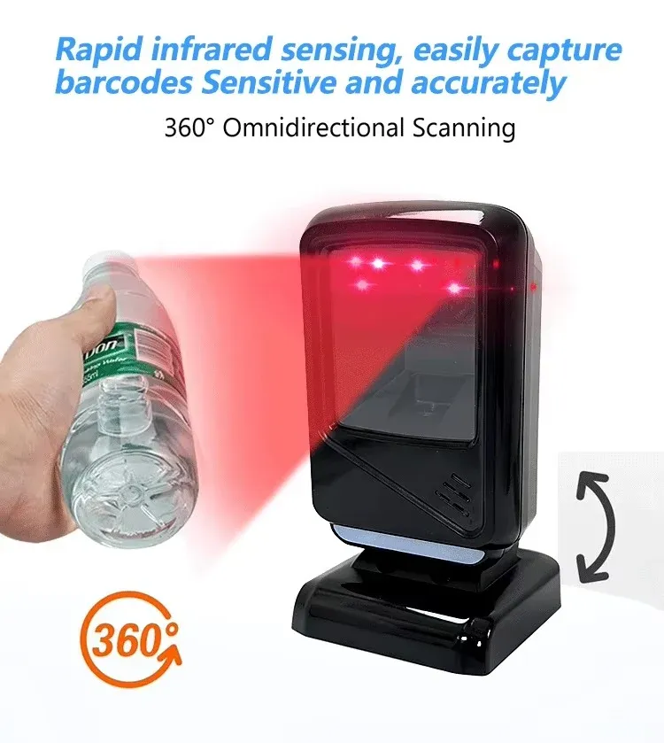 EDOO D46 DESKTOP BAR CODE SCANNER