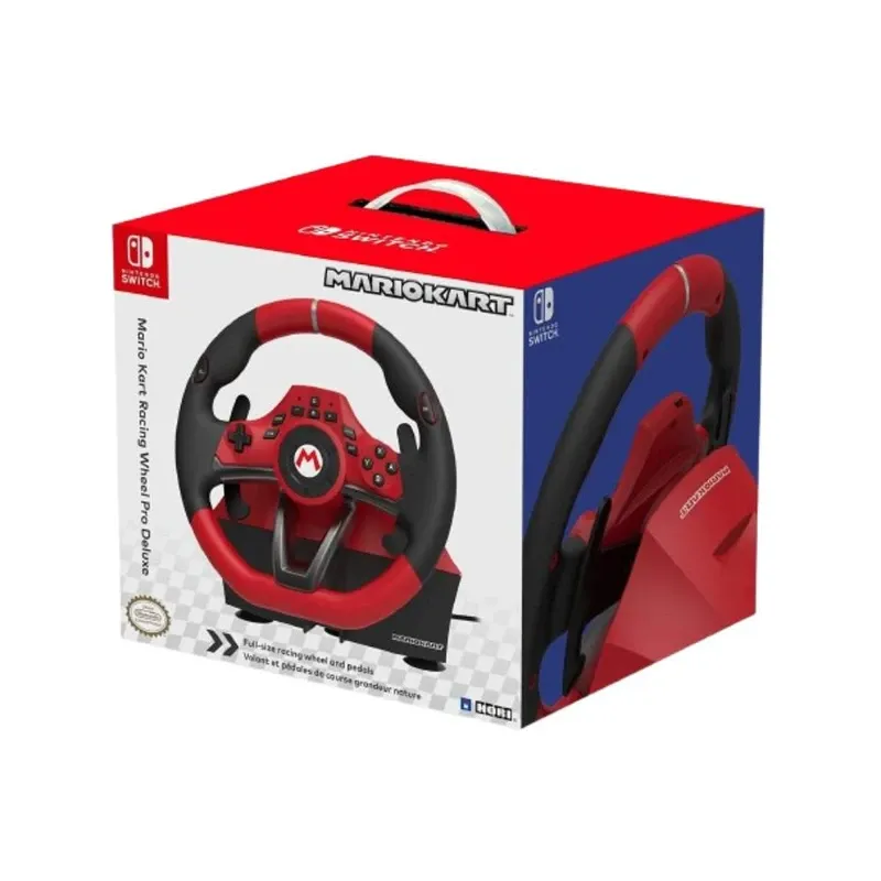 Hori Nintendo Switch Mario Kart Racing Wheel Pro Deluxe - Officially Licensed By Nintendo
