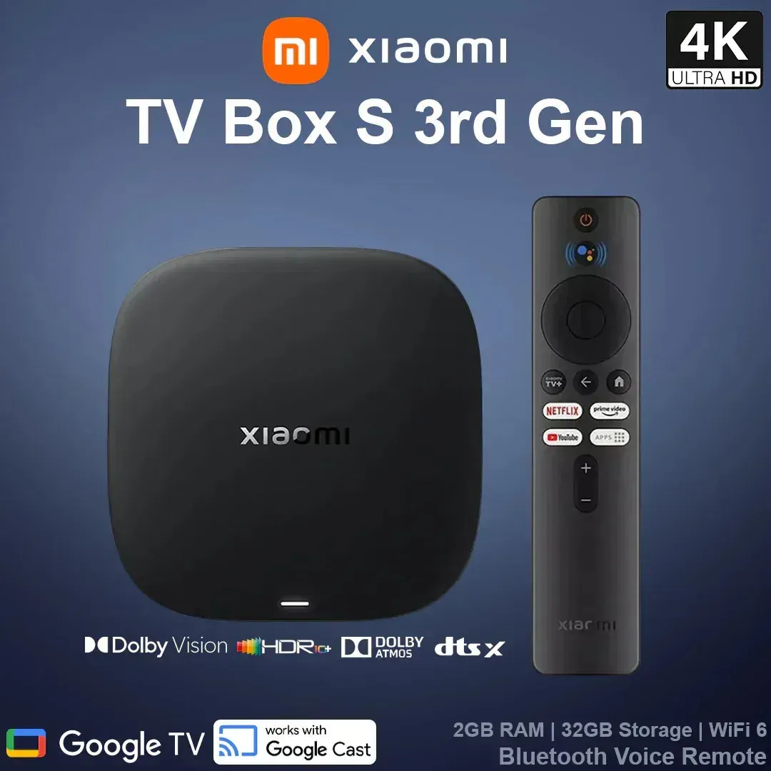 Xiaomi TV Box S (3rd Gen) 4K UHD