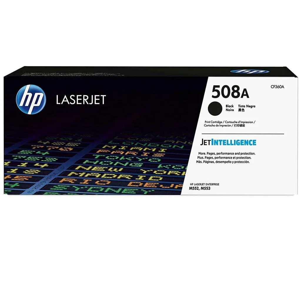 HP #508A ORIGINAL TONER — YELLOW