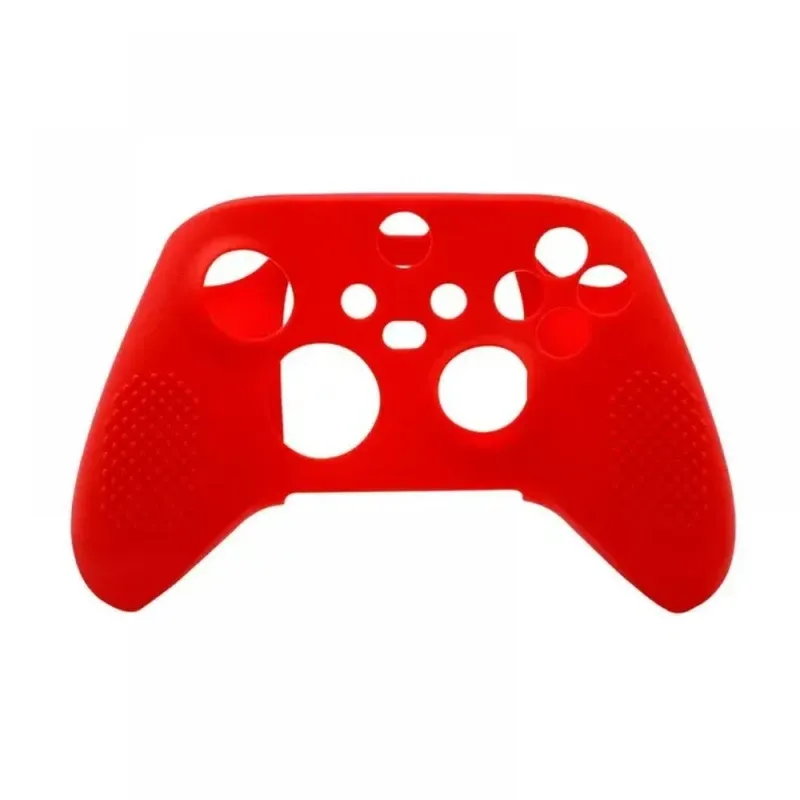 Silicone Anti-Slip Cover with two Thumb Grips For Xbox Series X|S Controllers - Red