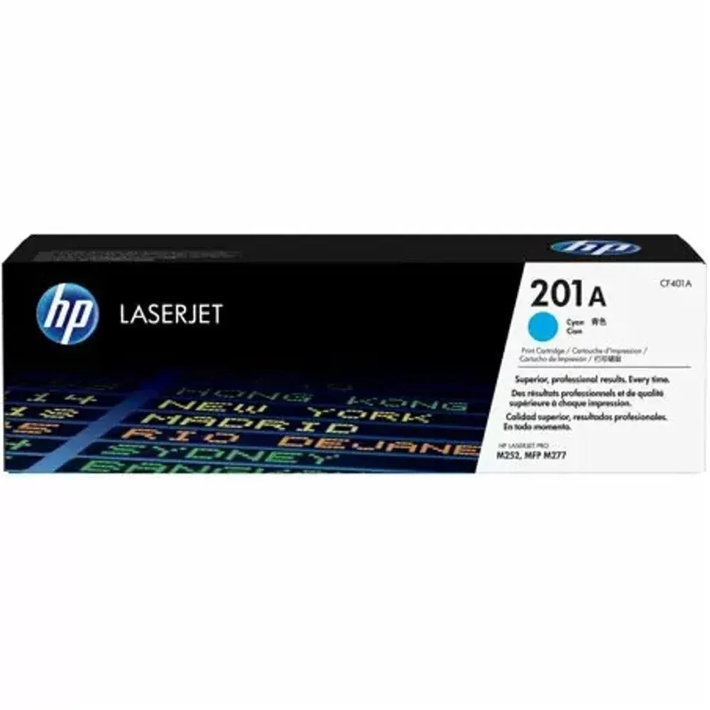 HP #201A ORIGINAL TONER — YELLOW