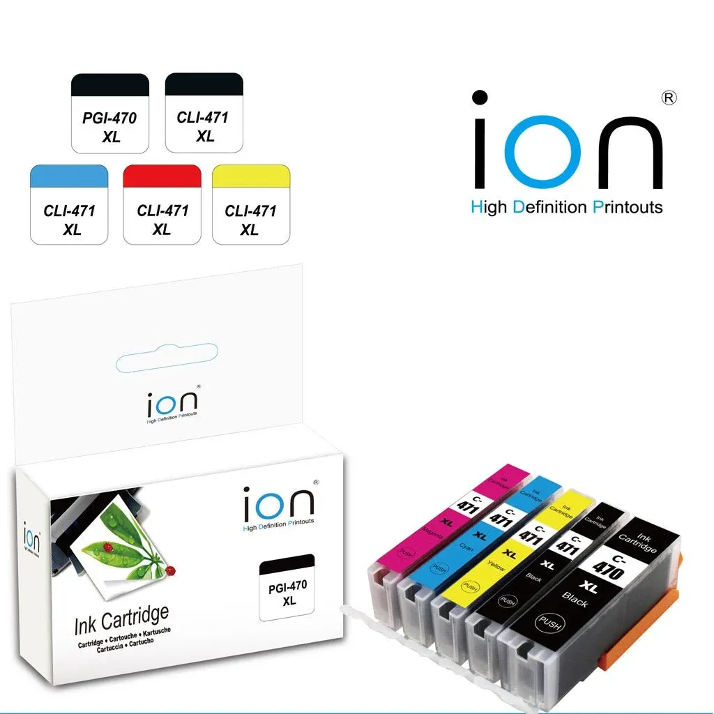 ION CANON PGI470 / CLI471 COMPATIBLE — MAGENTA
