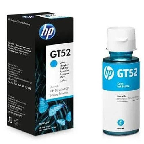 HP GT52 Original Ink Bottle & Printhead — YELLOW