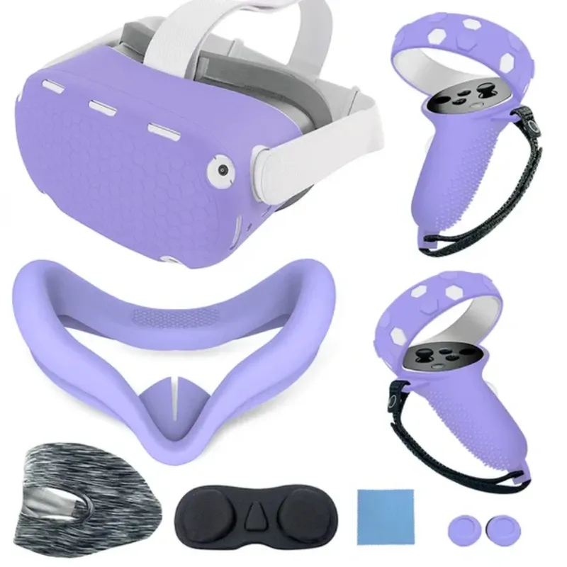 Protective Kit for Meta Quest 2 - Purple