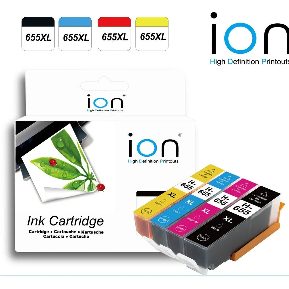 HP 655XL Compatible Ink Cartridge — YELLOW