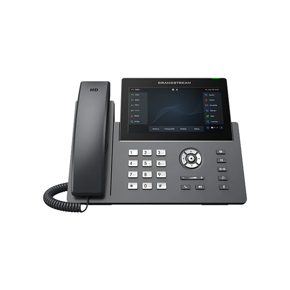 12-Line Professional IP Phone Designed for Mass Deployment and Easy Management
