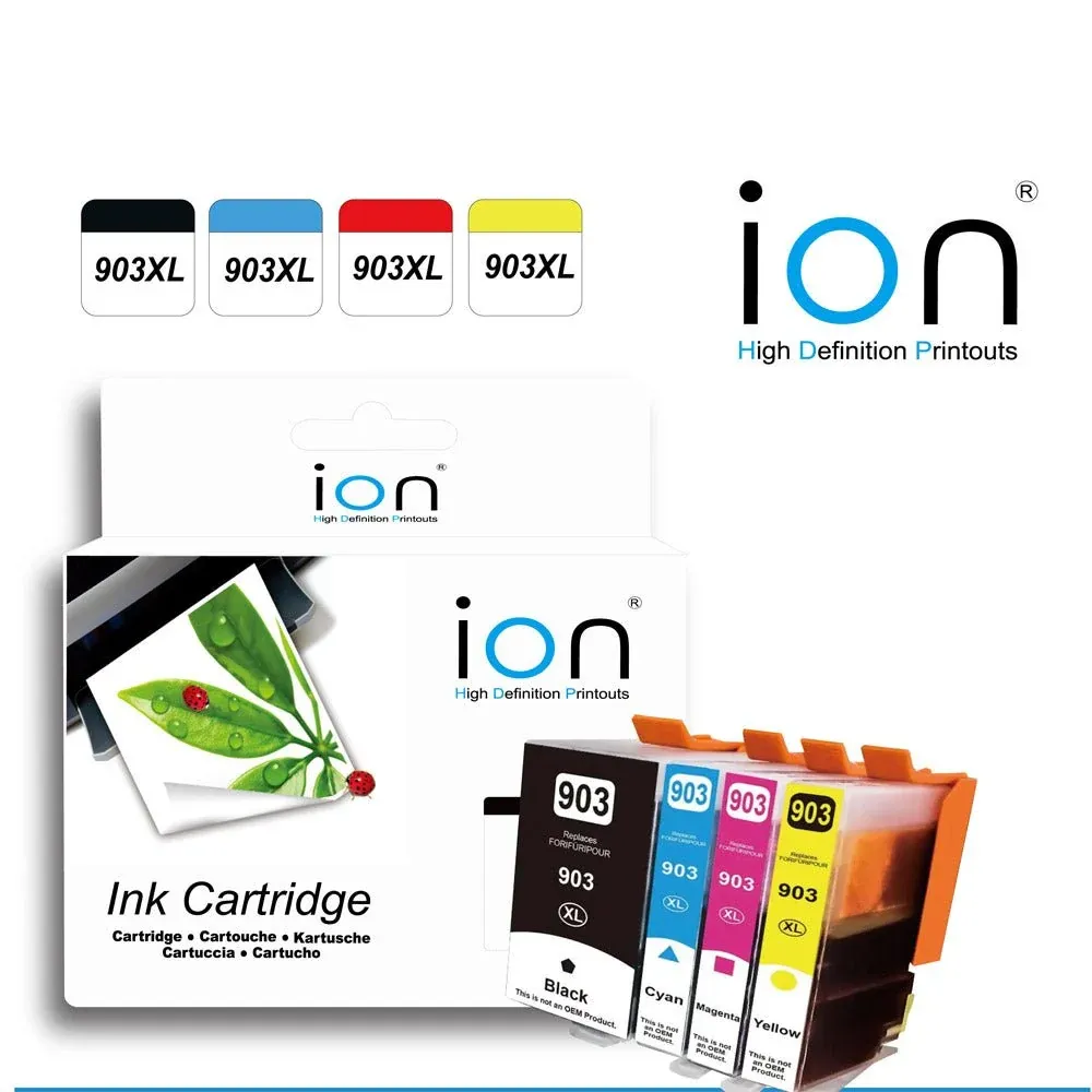 HP 903XL ION Compatible Ink Cartridge — YELLOW