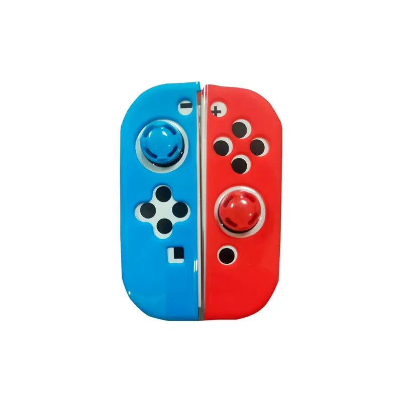 Lucky Fox Joy-Con Silicone Case with Thumb Grips - Blue/Red