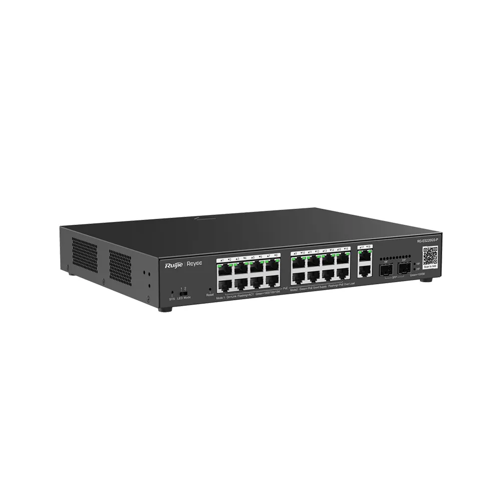 20-Port Gigabit Smart Cloud Managed PoE Switch