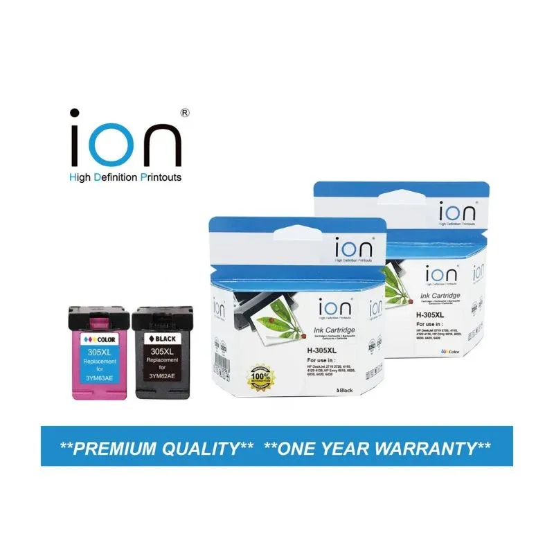 ION HP 305XL Compatible Ink Cartridge — BLACK