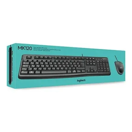 LOGITECH KEYBOARD MK120 ARABIC/ENG WIRED