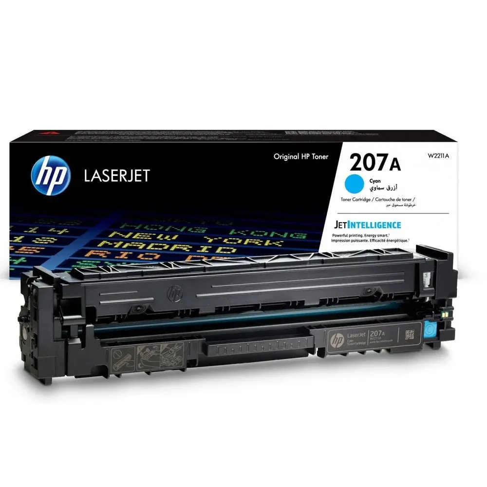 HP 207 - W2210A 2211 2213 2213 #207A Black Original Toner — CYAN
