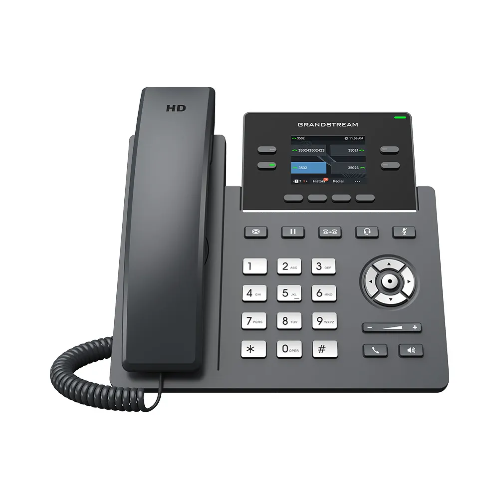 4-Line Professional IP Phone Designed for Mass Deployment and Easy Management