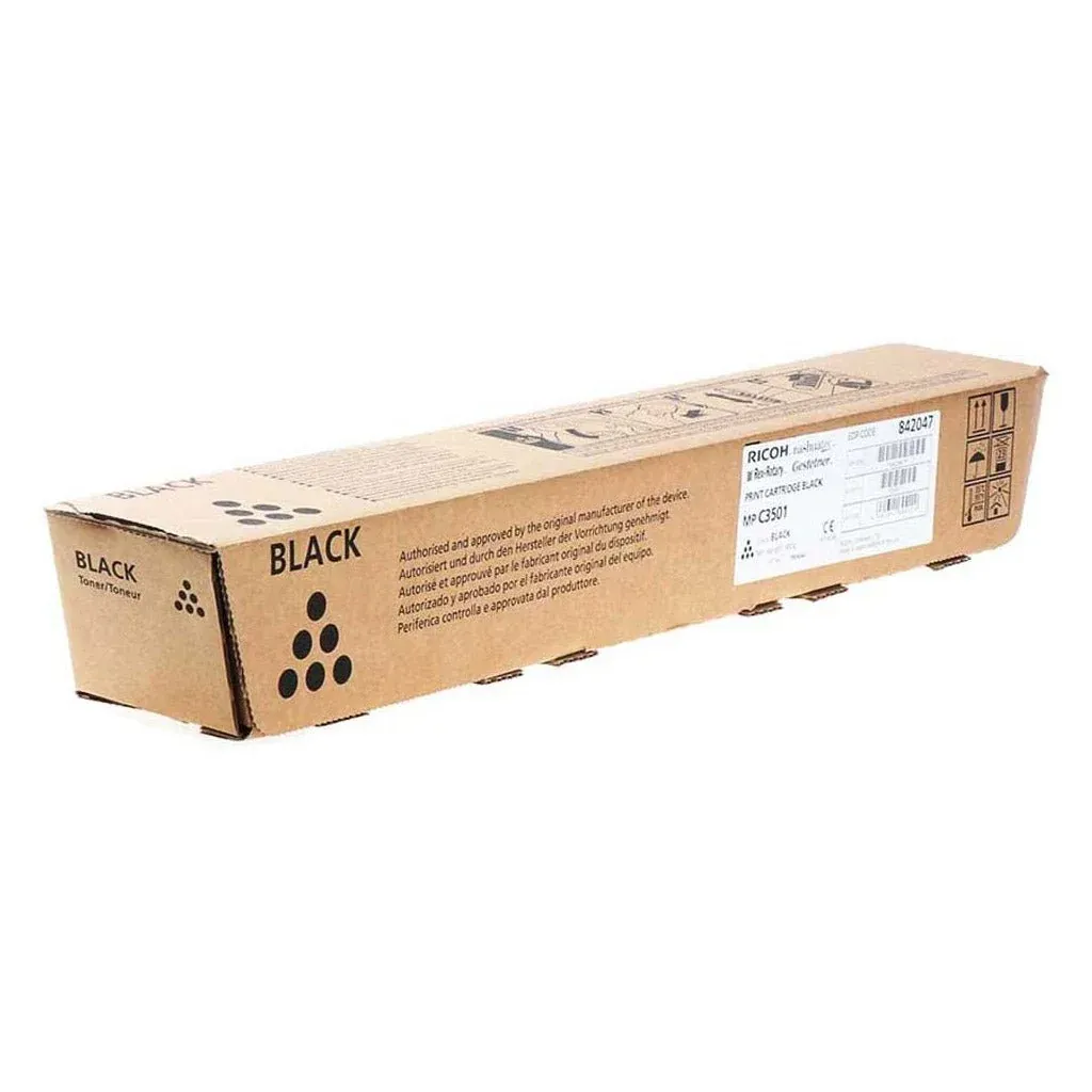 RICOH MPC3501 ORIGINAL TONER — BLACK