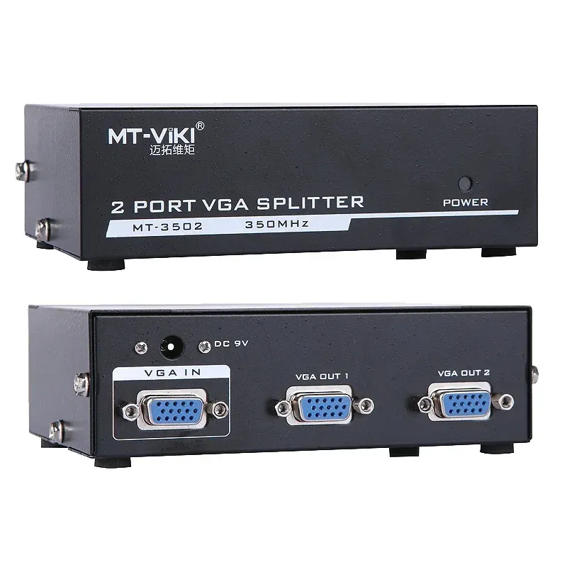 VGA Splitter Mtviki MT3502 1 in to 2 Out
