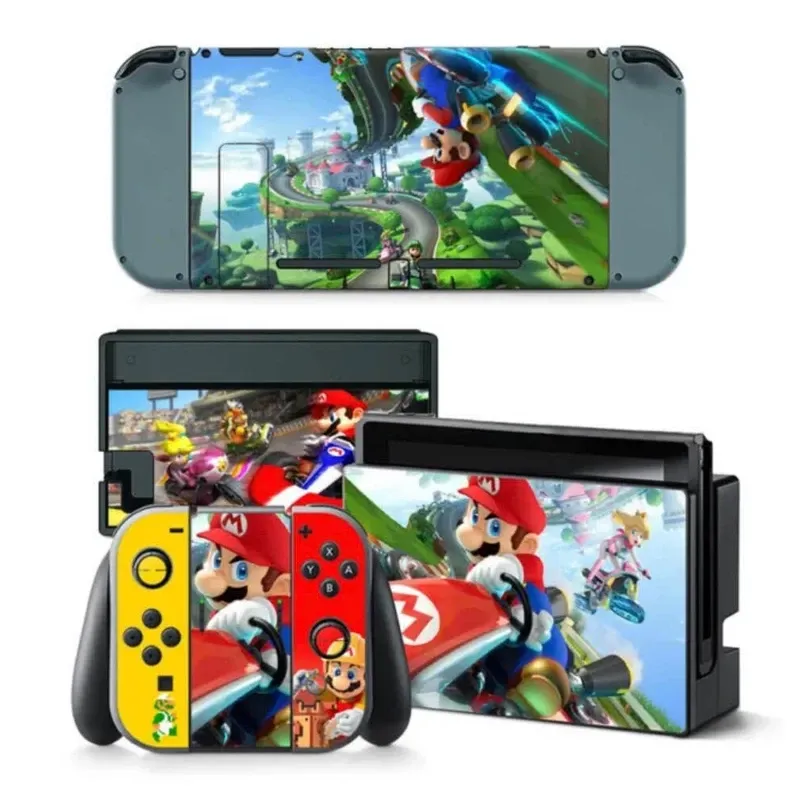 Nintendo Switch Skins & Stickers - Mario Kart Design