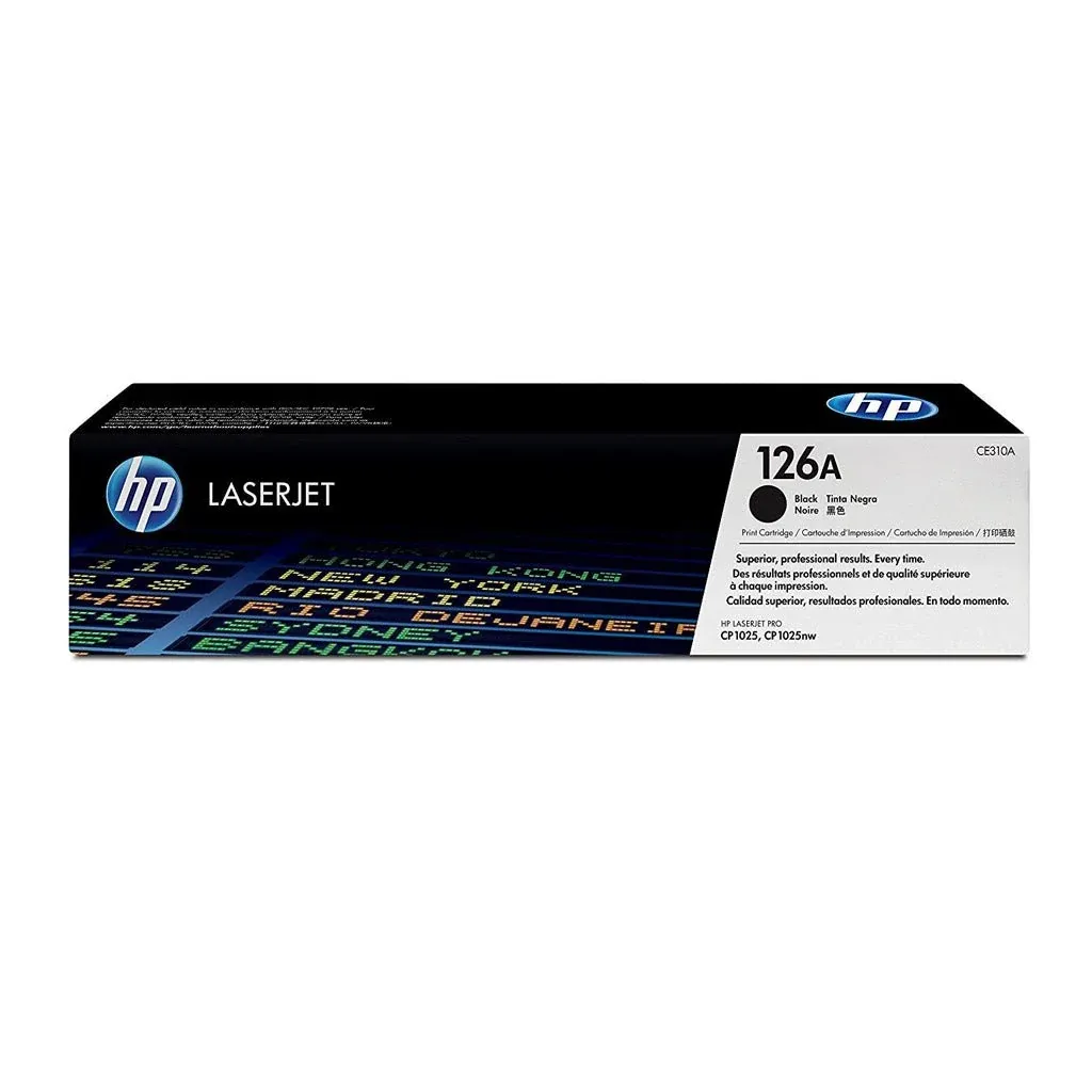 HP #126A ORIGINAL TONER — BLACK