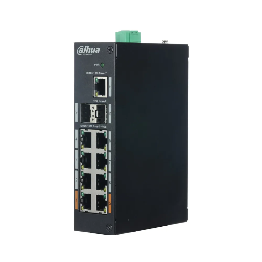 11-Port Unmanaged Desktop Switch with 8-Port PoE