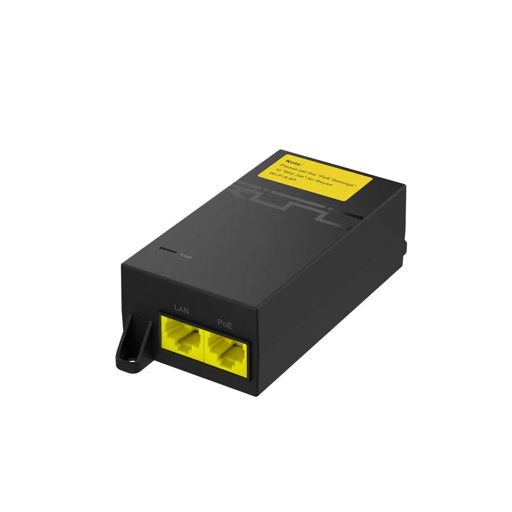 1-Port PoE Injector (1000Base-T, 52 V, 31.2 W)