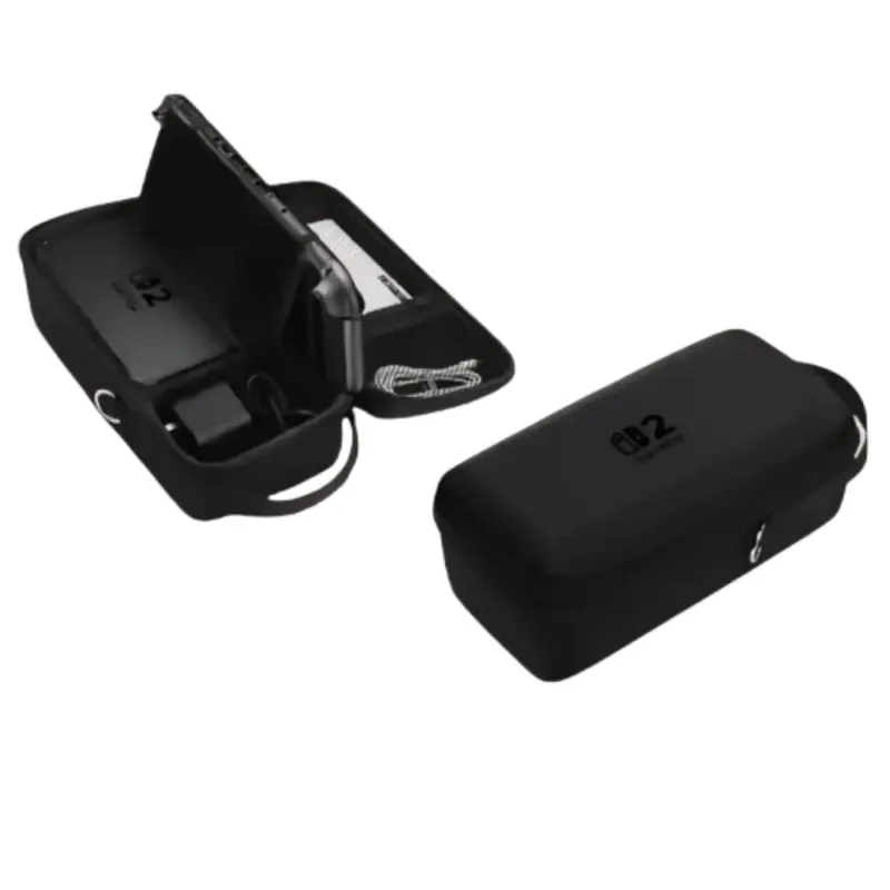 Hard Carrying Case For Nintendo Switch 2 With Storage Pockets for TV Dock, Charger, Games & Controllers - Standard Black