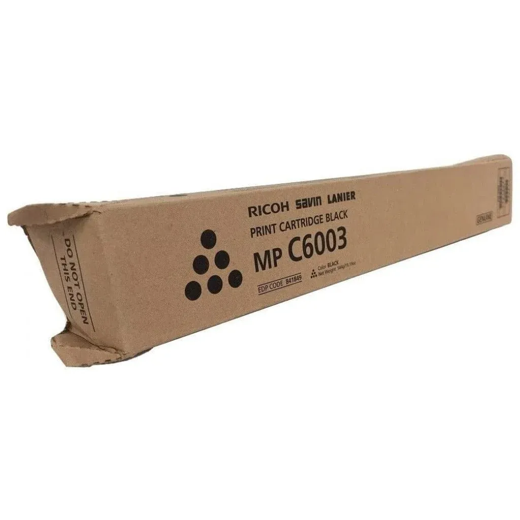 RICOH MPC6003 ORIGINAL TONER — BLACK