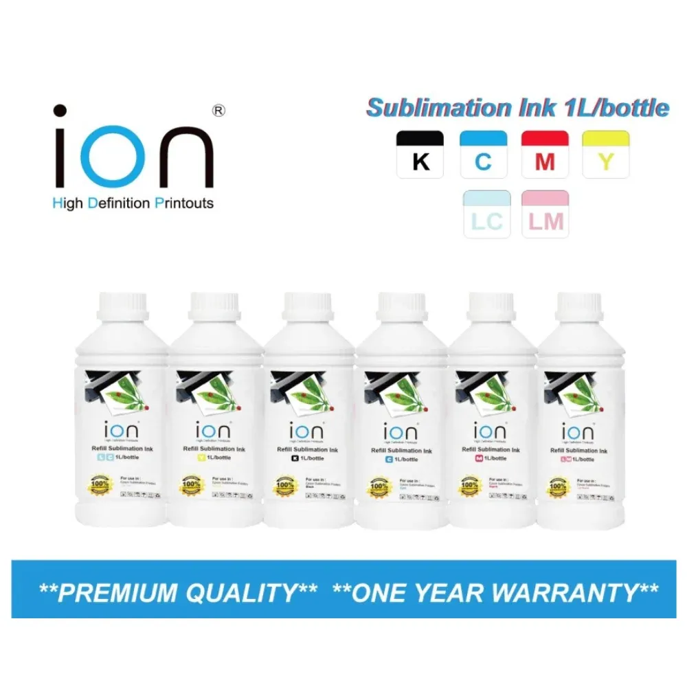 ION EPSON COMPATIBLE SUBLIMATION 1L INK — YELLOW