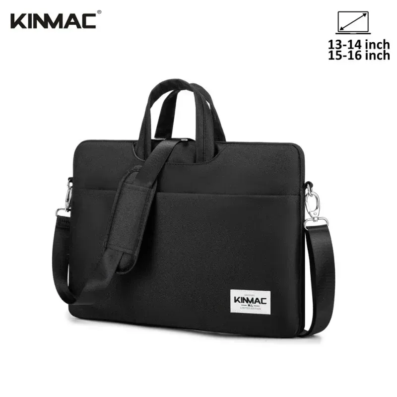 Kinmac NB53 Premium Business Laptop Briefcase 13 to 14 inch — Black