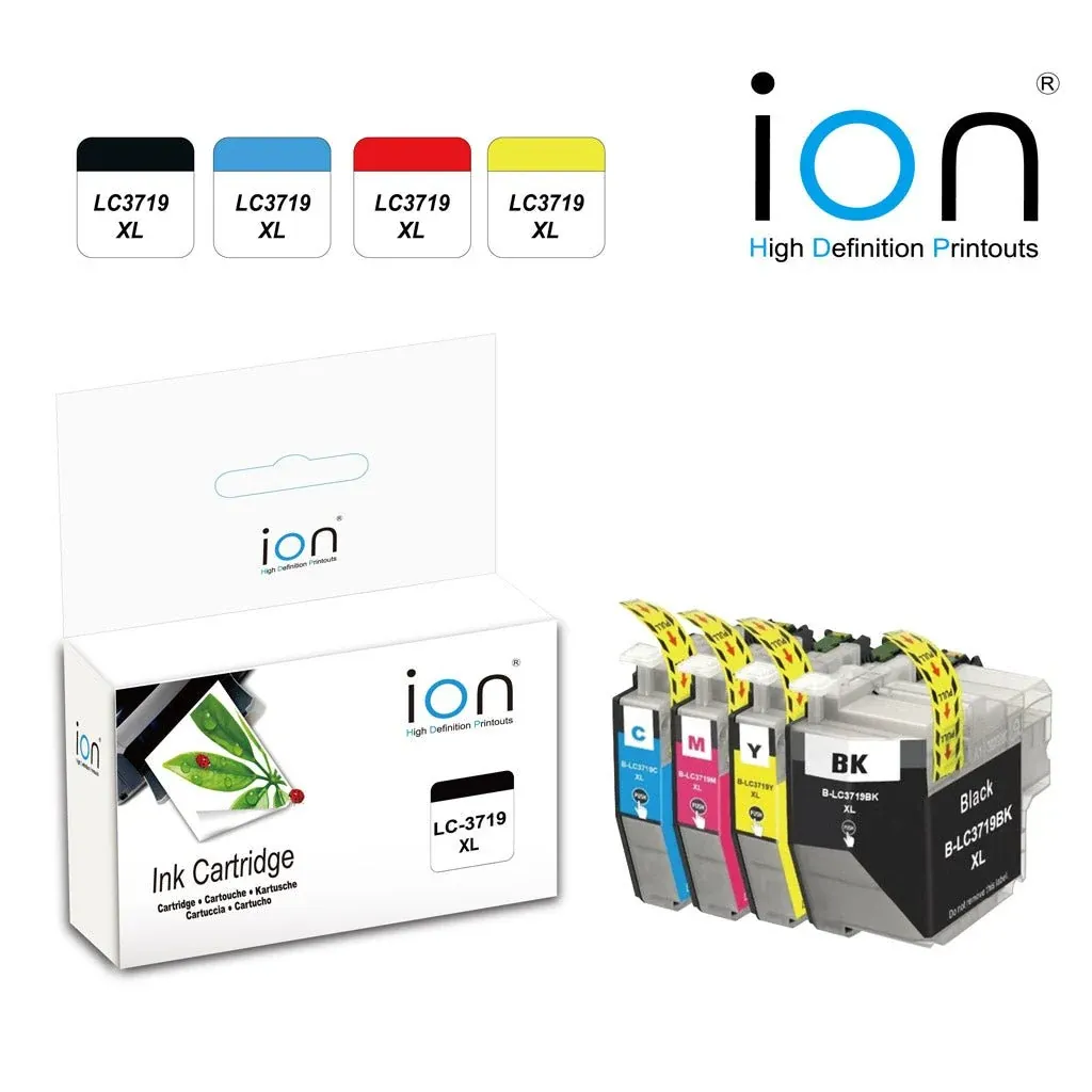 ION LC3719 BROTHER COMPATIBLE INK — YELLOW