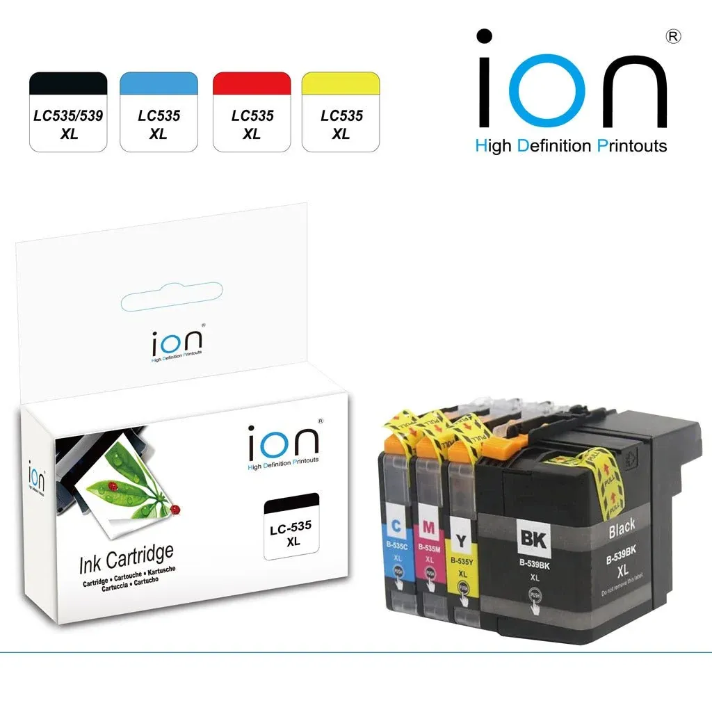 ION LC535 LC539 BROTHER COMPATIBLE INK — MAGENTA