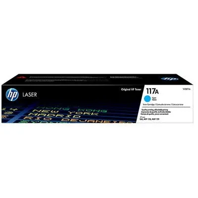 HP W2070A #117A Black Original Laser Toner — CYAN