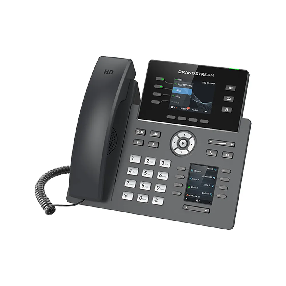 4-Line Professional IP Phone Designed for Mass Deployment and Easy Management