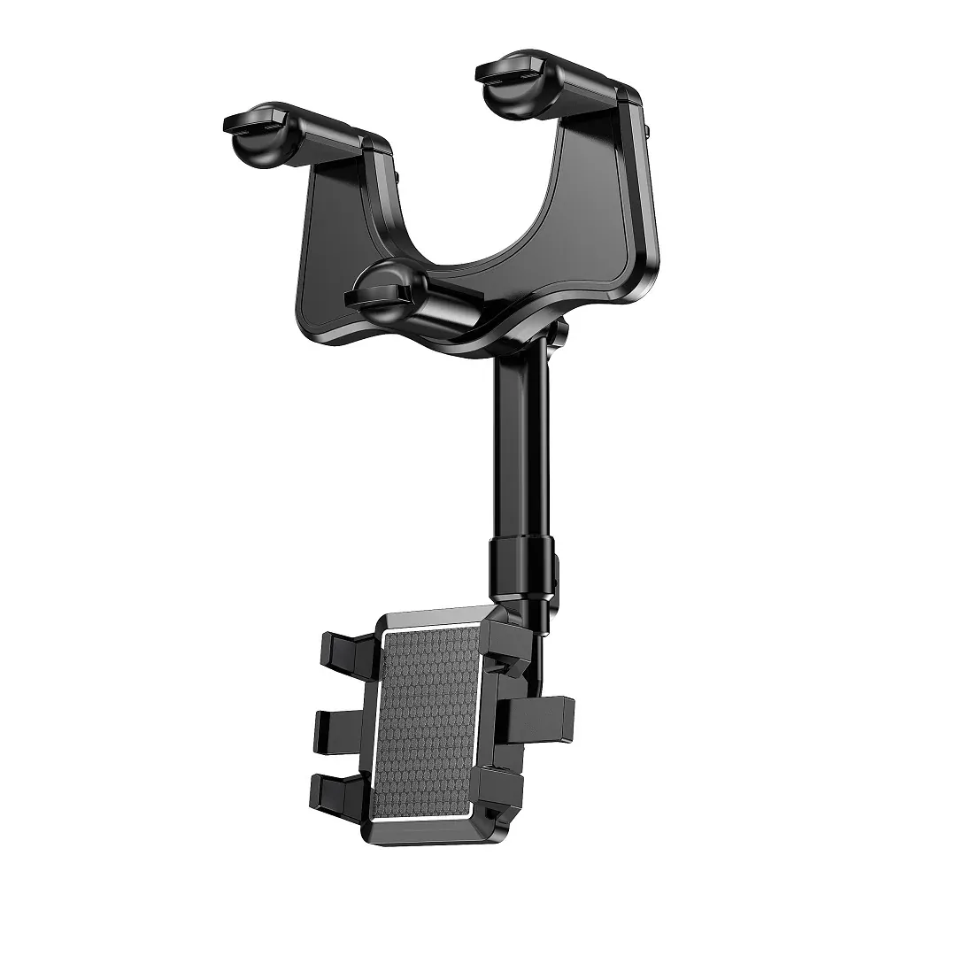 XO C115 Rotatable Shockproof Rearview Mirror Phone Holder