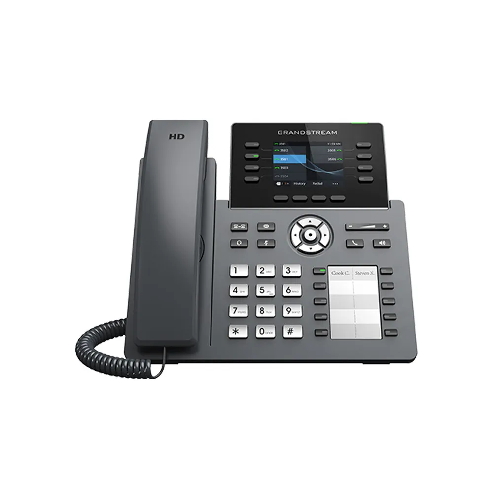 8-Line Professional IP Phone Designed for Mass Deployment and Easy Management