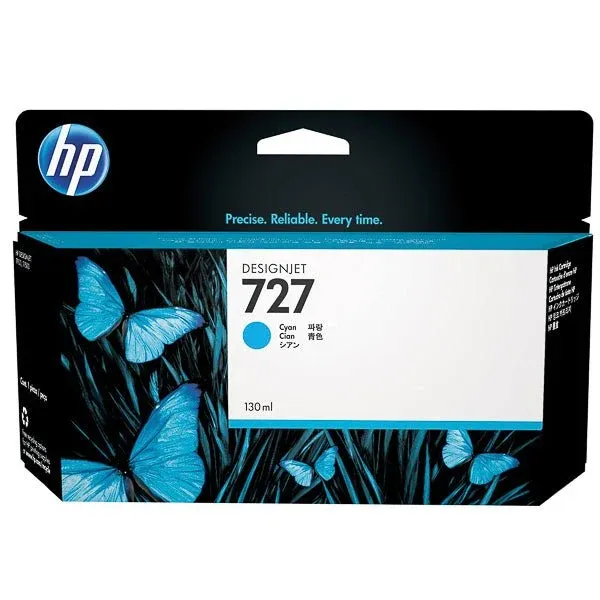 HP #727 INK HC 130ML — CYAN