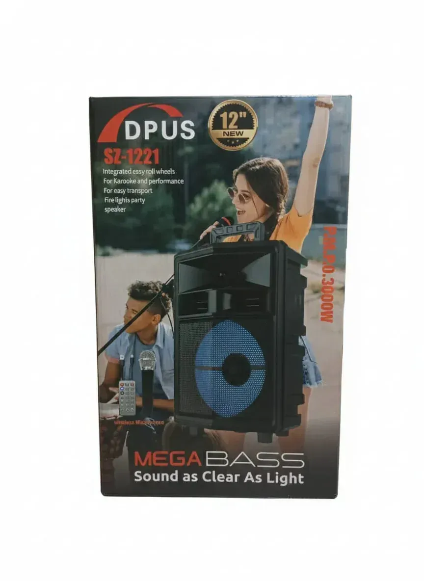 DPUS SZ-1221 12-Inch Bluetooth Speaker