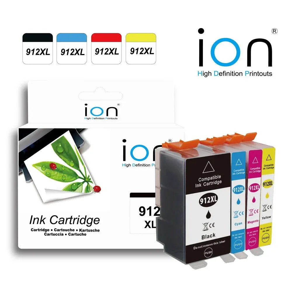 ION 912XL HP Compatible Ink Cartridge — BLACK