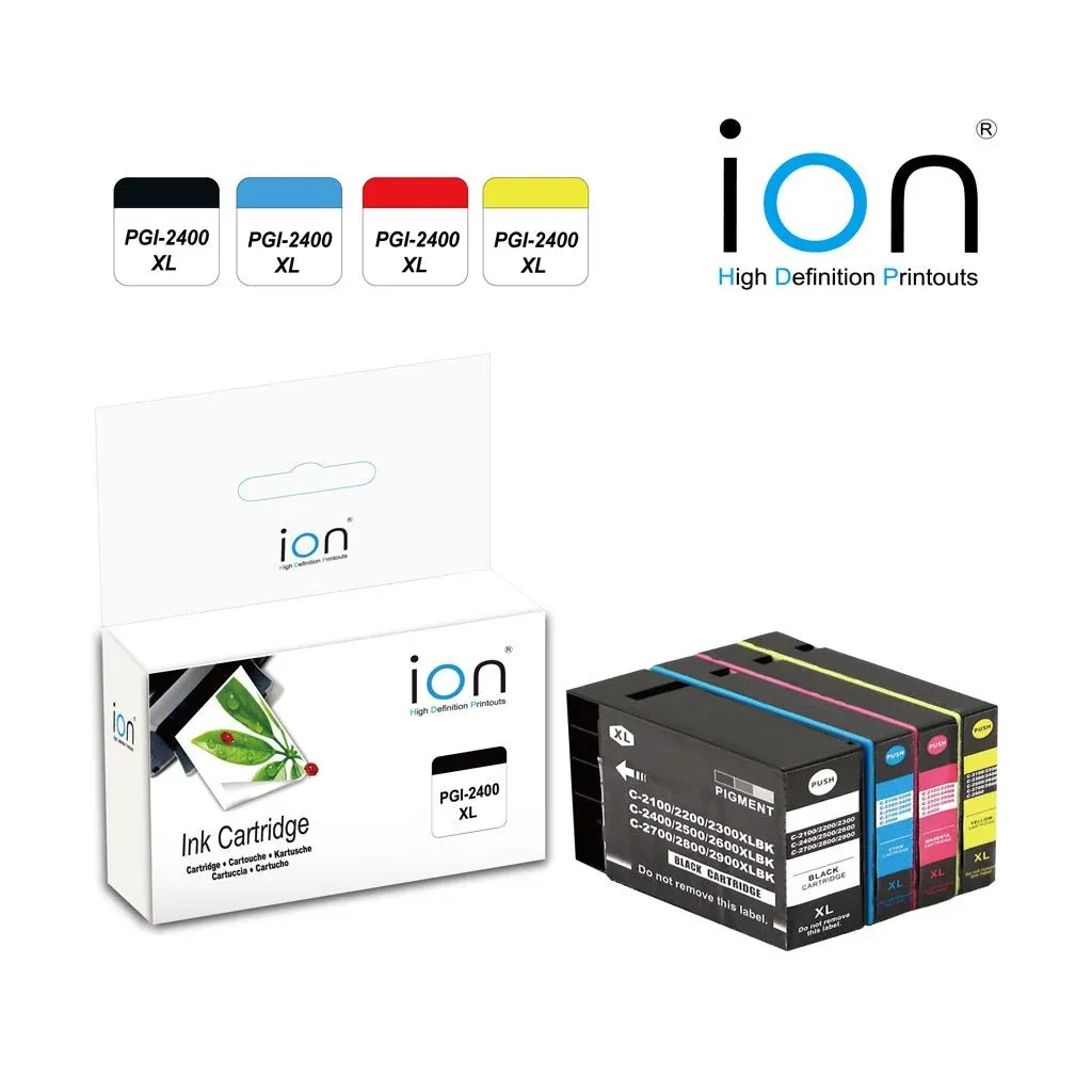 ION CANON PGI2400XL COMPATIBLE INK — BLACK