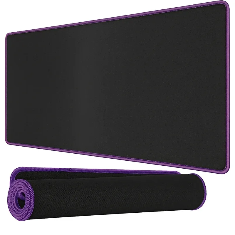 Purple Edge Medium (300*600) Mouse Pad - Black | MP-0028