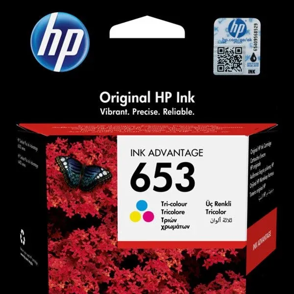 HP 653 Original Ink Cartridge — BLACK