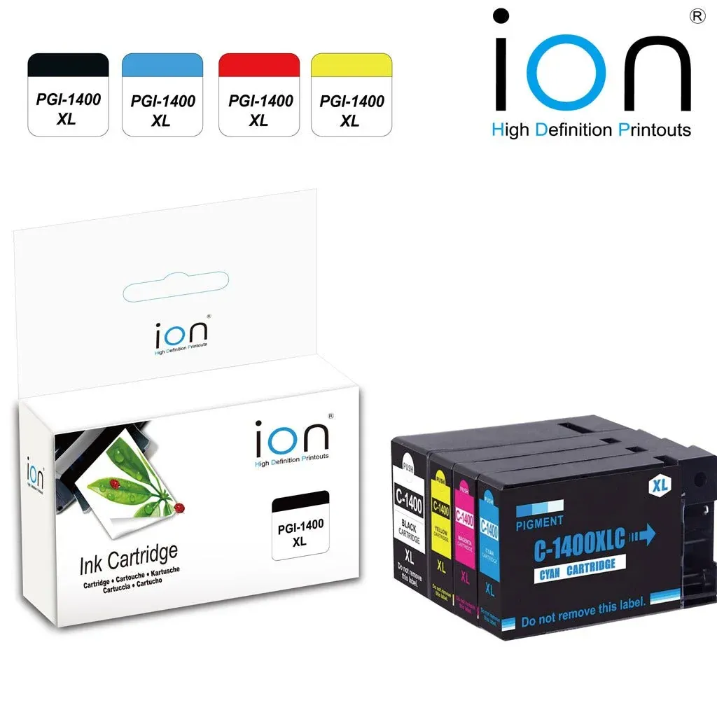 ION CANON PGI1400XL COMPATIBLE INK — BLACK
