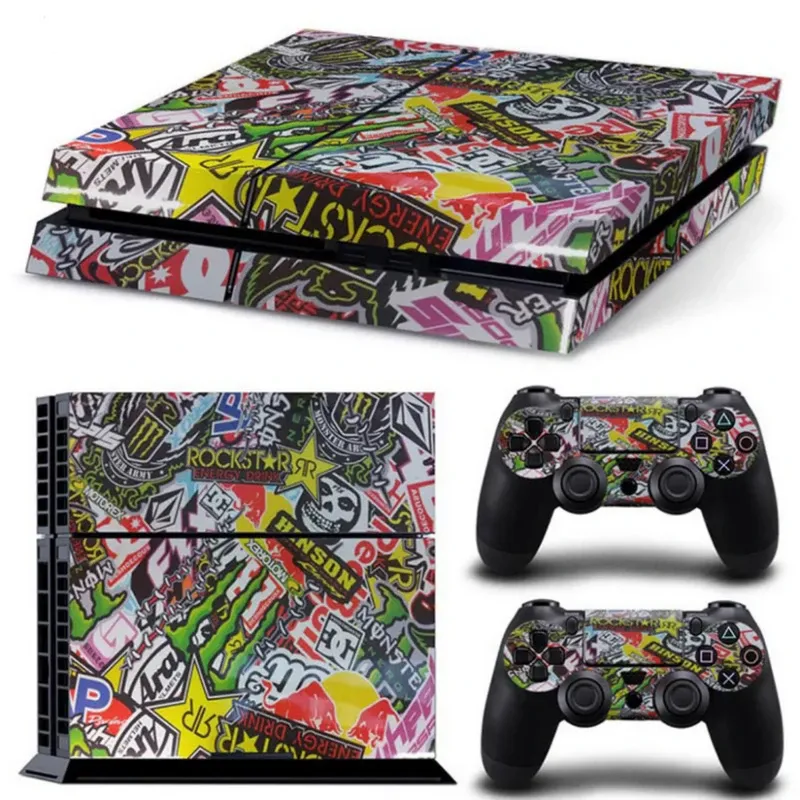Playstation 4 Slim Skins | Stickers - Design 13
