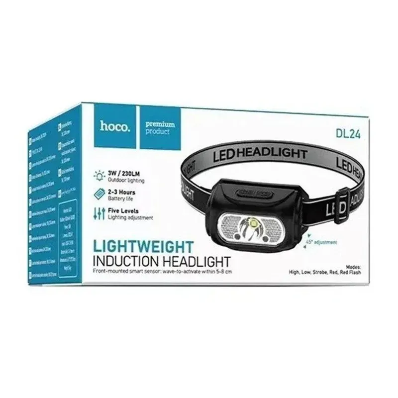Hoco DL24 Lightweight Induction LED Headlamp