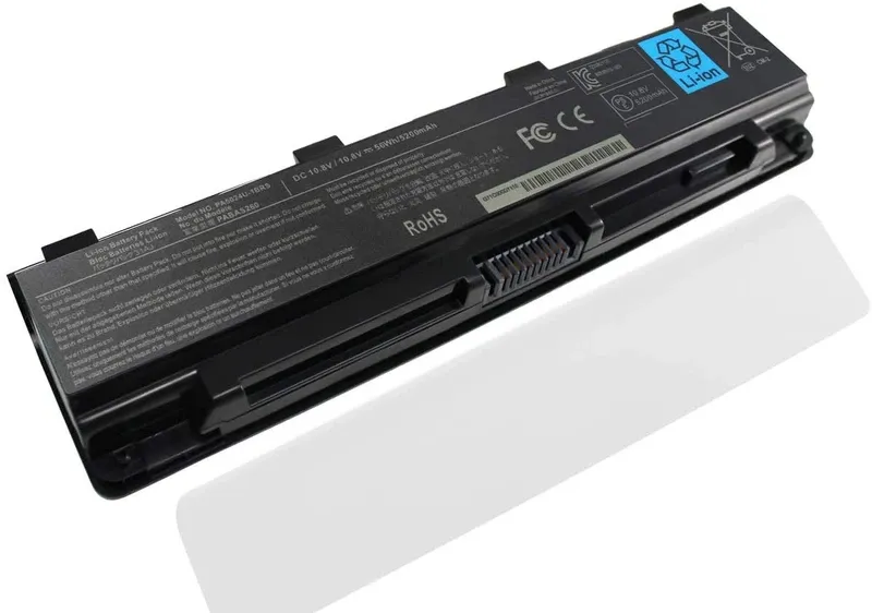 Replacement Battery Compatible with Toshiba Laptops | PA5110U-1BRS PA5108U-1BRS PA5023U-1BRS PA5025U-1BRS PA5027U-1BRS PA5024U PA5109U PA5026U PA5025U PABAS259 PABAS261 PABAS262 PABAS263