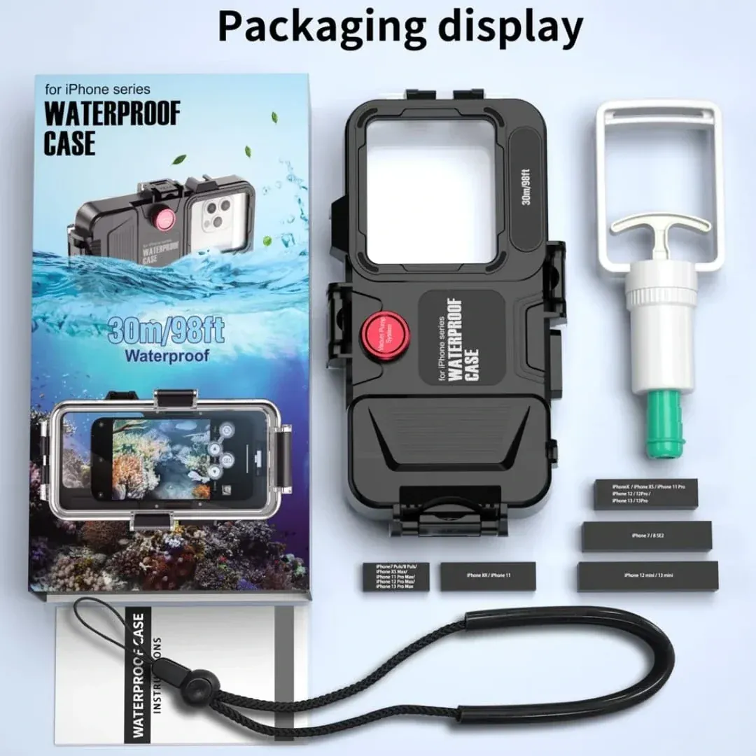 Universal 30m Waterproof Diving Phone Case