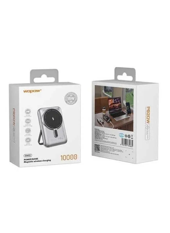 Wopow QW02 10,000mAh Magnetic Wireless Power Bank