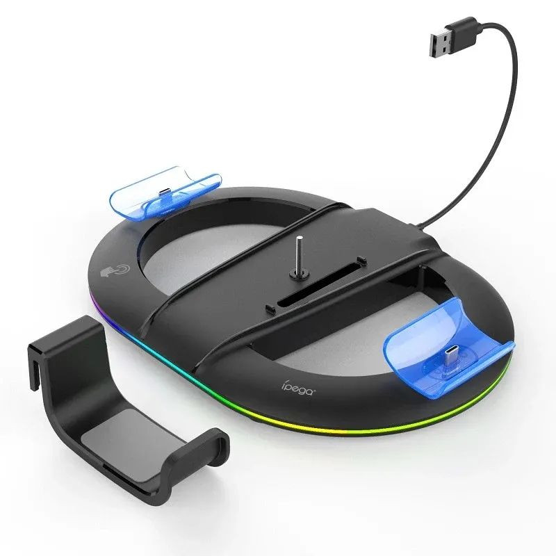 ipega PG-P5S045H Multi-Functional RGB Charging Stand for PS5 Slim